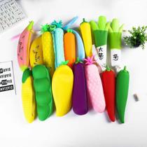 Estojo Escolar De Silicone Frutas/legumes/pet Estojo Escolar De Silicone Frutas/legumes/pet