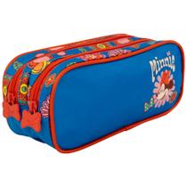 Estojo Escolar Duplo 2 Divisórias Minnie Original Xeryus Estojo Escolar Duplo 2 Divisórias Minnie Original Xeryus