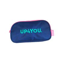 Estojo Escolar Duplo Azul Up4You - Luxcel