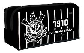 Estojo Escolar Duplo Em Tecido Corinthians 02 Zíper Dac Preto Corinthians Estojo Escolar Duplo Em Tecido Corinthians 02 Zíper Dac Preto Corinthians