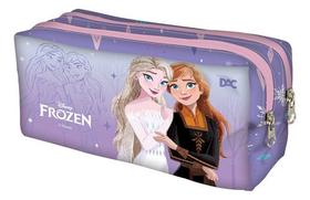 Estojo Escolar Duplo Em Tecido Frozen Menina Dac