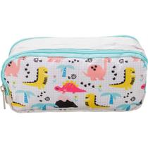 Estojo Escolar Duplo Estampado - School Basics