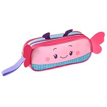 Estojo Escolar Duplo Infantil Animais Borboleta Clio Pets
