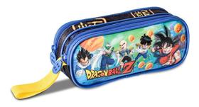 Estojo Escolar Duplo Infantil Dragon Ball Z