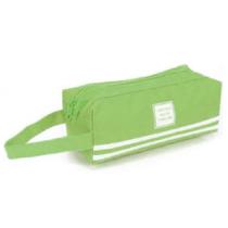 Estojo Escolar Duplo Juvenil Passeio Cores Básico C/ Ziper