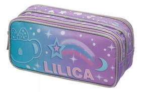 Estojo Escolar Duplo Meninas Lilica Ripilica Make A Wish - Luxcel