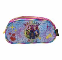 Estojo Escolar Duplo Rainbow High Pink Luxcel -
