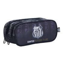 Estojo Escolar Duplo Santos R Xeryus 16616 Preto Estojo Escolar Duplo Santos R Xeryus 16616 Preto