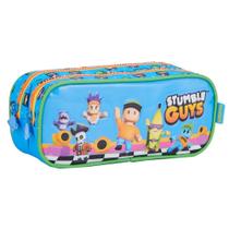 Estojo Escolar Duplo Stumble Guys X 15636 Xeryus Azul