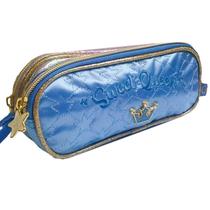 Estojo Escolar Duplo Sweet Queen Princesa Brilhoso Clio Estojo Escolar Duplo Sweet Queen Princesa Brilhoso Clio