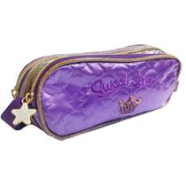 Estojo Escolar Duplo Sweet Queen Princesa Brilhoso Clio Estojo Escolar Duplo Sweet Queen Princesa Brilhoso Clio