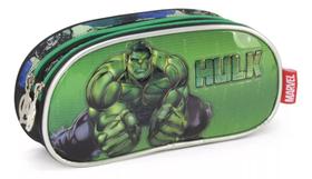 Estojo Escolar Duplo Vingadores Hulk Marvel - Luxcel 39595