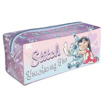 Estojo escolar e necessaire grande Stitch Disney DAC 20,5x8,5x7,5 Estojo escolar e necessaire grande Stitch Disney DAC 20,5x8,5x7,5