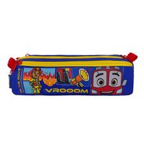 Estojo Escolar Equipe de Resgate Disney 3 Divisões Soft Infantil Dermiwil