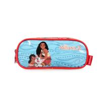 Estojo Escolar Feminino Disney Moana Rosa 3 Compartimentos Estojo Escolar Feminino Disney Moana Rosa 3 Compartimentos