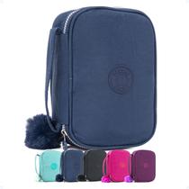 Estojo Escolar Feminino Quadrado Alça Espaçoso 20 Lapis Top Estojo Escolar Feminino Quadrado Alça Espaçoso 20 Lapis Top