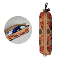 Estojo Escolar Floral Cortiça Organizador Zíper Gatos Fofo Aula Lápis Caneta Colorido Material Estojo Escolar Floral Cortiça Organizador Zíper Gatos Fofo Aula Lápis Caneta Colorido Material