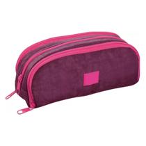 Estojo escolar FORONI Fluor Mix 3 Compartimentos