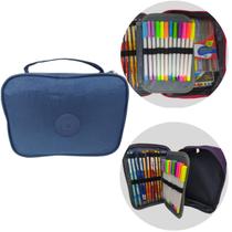 Estojo Escolar Grande 100 Lápis 25 Organizador Caneta Lançamento 2023 Estojo Escolar Grande 100 Lápis 25 Organizador Caneta Lançamento 2023
