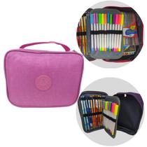 Estojo Escolar Grande 100 Lápis 25 Organizador Caneta Lançamento 2023 Estojo Escolar Grande 100 Lápis 25 Organizador Caneta Lançamento 2023