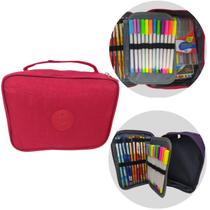 Estojo Escolar Grande 100 Lápis 25 Organizador Caneta Lançamento 2023 Estojo Escolar Grande 100 Lápis 25 Organizador Caneta Lançamento 2023