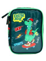Estojo Escolar Grande Box Dinossauro RKD5009E