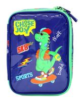 Estojo Escolar Grande Box Dinossauro Rkd5009E - ul