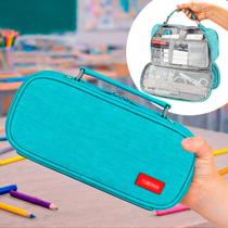 Estojo Escolar Grande Box Jumbo Porta Lapis E Canetas Moda Estojo Escolar Grande Box Jumbo Porta Lapis E Canetas Moda