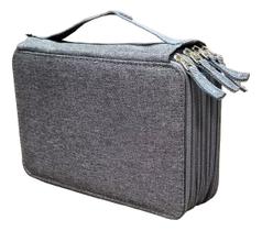 Estojo Escolar Grande Com 4 Divisórias 96 Elasticos Bakpak