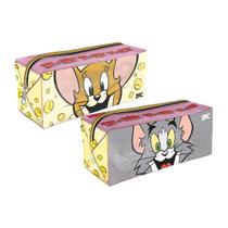 Estojo Escolar Grande GG de Pvc Tom E Jerry Original Dac