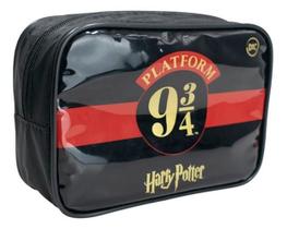 Estojo Escolar Grande Harry Potter - Preto - Harry Potter