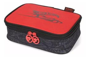 Estojo Escolar Grande Organizador Box 100 Pens Hot Wheels Estojo Escolar Grande Organizador Box 100 Pens Hot Wheels