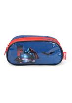Estojo escolar infantil 02 zíper luxcel batman azul