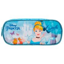 Estojo Escolar Infantil 1 Compartimento Disney Cinderela