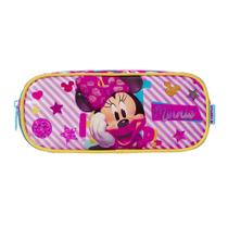 Estojo Escolar Infantil 1 Compartimento Disney Minnie Mouse Estojo Escolar Infantil 1 Compartimento Disney Minnie Mouse