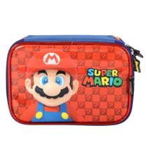Estojo Escolar Infantil 100 Pens Super Mario by Luxcel Ref 41404