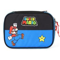 Estojo Escolar Infantil 100 Pens Super Mario by Luxcel Ref 47567