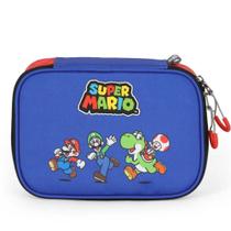Estojo Escolar Infantil 100 Pens Super Mario by Luxcel Ref 47576