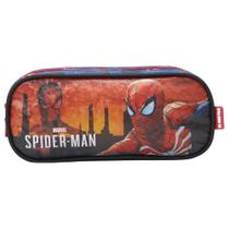 Estojo Escolar Infantil 2 Compartimentos Spider Man Games