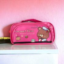 Estojo Escolar Infantil 2 Divisória Menina Organizador Lápis Multifuncional Estojo Escolar Infantil 2 Divisória Menina Organizador Lápis Multifuncional