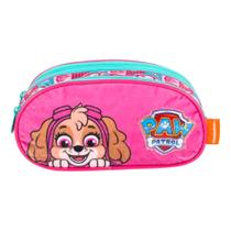 Estojo Escolar Infantil 3 Compartimentos Paw Patrol Pelúcia