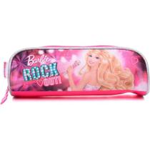 Estojo Escolar Infantil Barbie Rock Royals Sestini