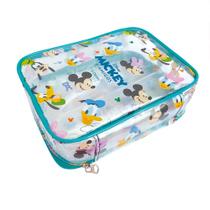 Estojo Escolar Infantil Baú Box Grande Mickey PVC Dac