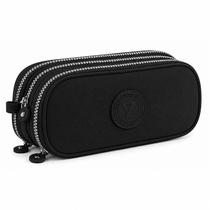 Estojo Escolar Infantil Box Triplo Yiypian Preto - Tend Estojo Escolar Infantil Box Triplo Yiypian Preto - Tend
