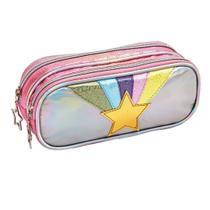 Estojo Escolar Infantil Brilhante