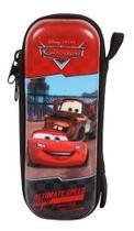 Estojo escolar infantil de polirol com duas divisões internas Carros Disney 60107