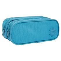 Estojo Escolar Infantil Duplo Académie Turquesa - Tilibra Estojo Escolar Infantil Duplo Académie Turquesa - Tilibra