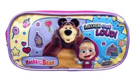 Estojo Escolar Infantil Duplo Chenson MB15X01 Masha e o Urso Estojo Escolar Infantil Duplo Chenson MB15X01 Masha e o Urso