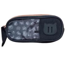 Estojo Escolar Infantil Duplo Preto Uatt Clio UT24631 Estojo Escolar Infantil Duplo Preto Uatt Clio UT24631