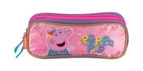 Estojo Escolar Infantil Duplo Sestini 066220-00 Peppa X Dots